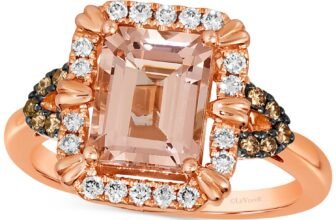 Le Vian Peach Morganite (1-3/4 ct. t.w.) & Diamond (1/3 ct. t.w.) in 14k Rose Gold