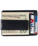 Alpine Swiss Harper Mens RFID Slim Money Clip Front Pocket Wallet Minimalist Leather ID Card Holder