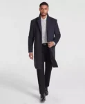 Michael Kors Men’s Classic-Fit Wool Cashmere Blend Kavon Overcoat