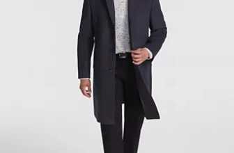 Michael Kors Men’s Classic-Fit Wool Cashmere Blend Kavon Overcoat